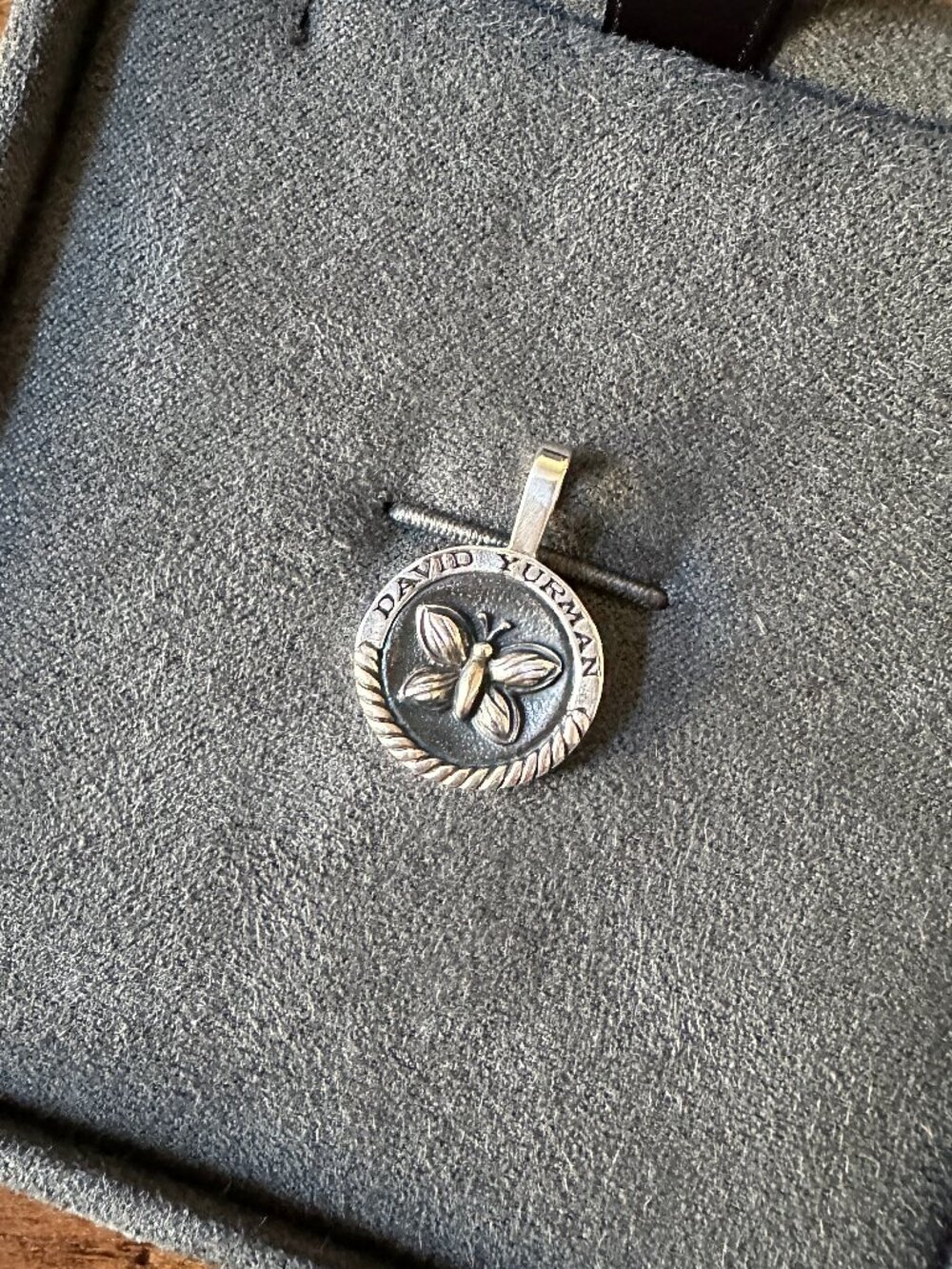 David Yurman Butterfly Pendant in Sterling Silver - 2003 - Picture 2 of 14